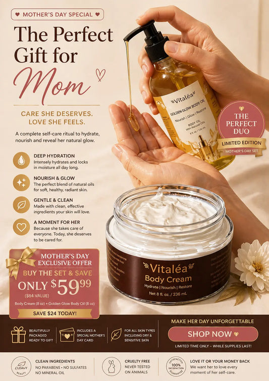 VITALÉA Mother’s Day Self-Care Duo SharolNaturals