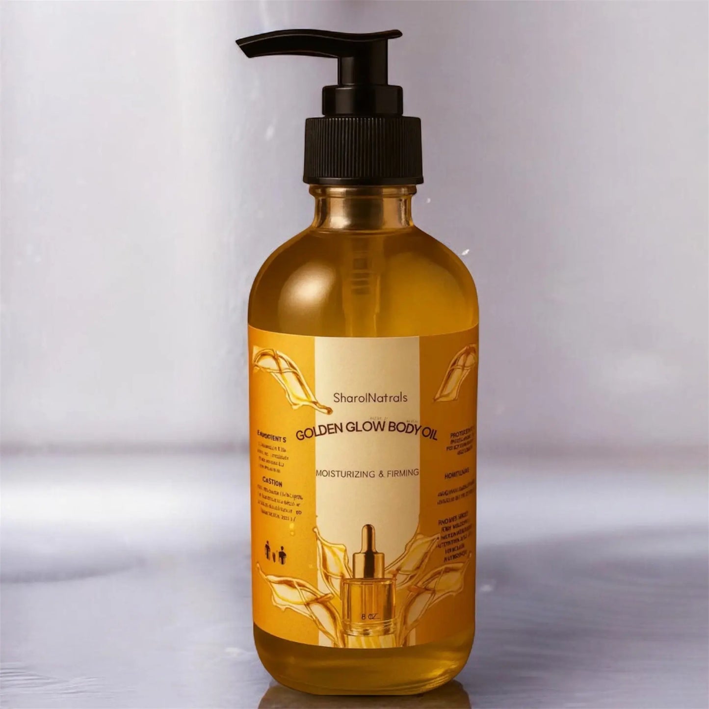 Golden Glow Body Oil – Lightweight Nourishing Oil for Radiant, Soft Skin SharolNaturals